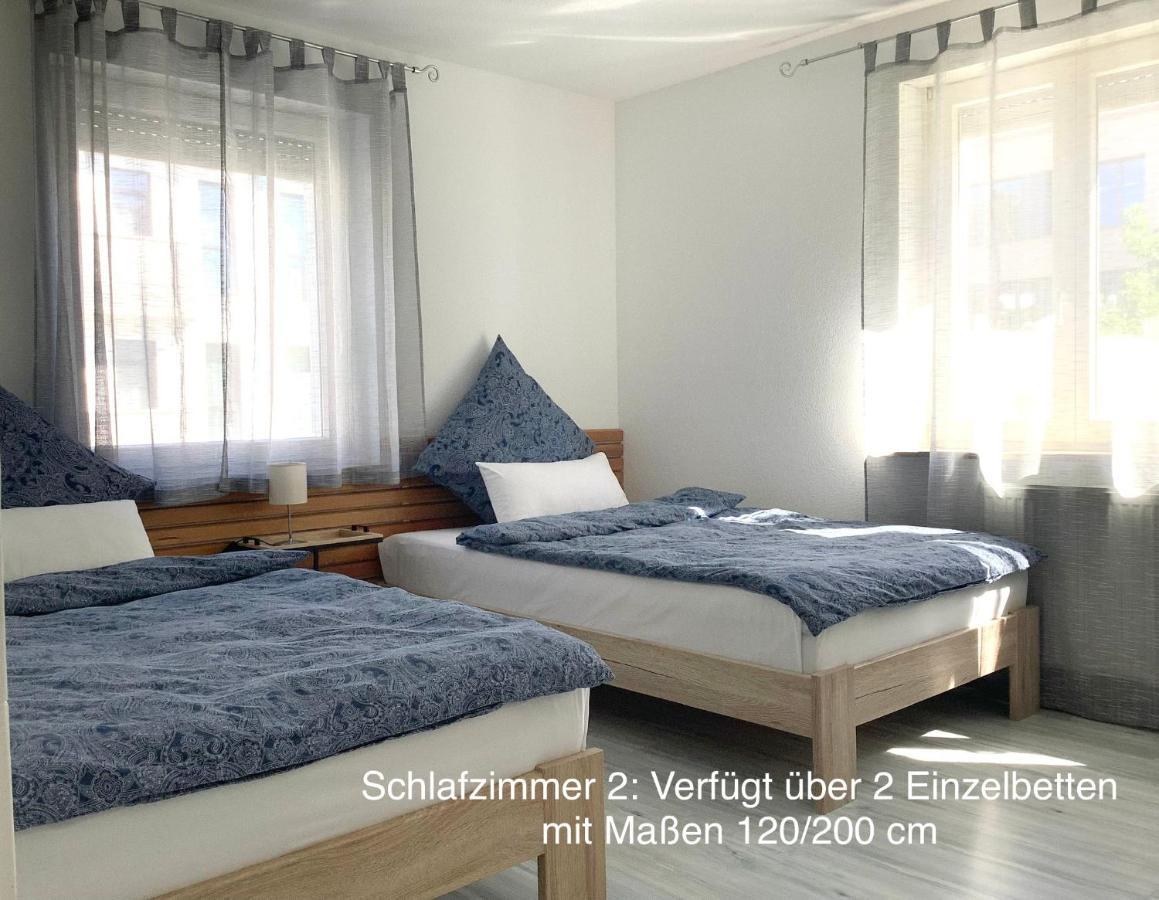 Ferienwohnung Am Bodensee- Zentrale Lage, Free Parking And Wifi, 109 M2, Privater Garten, 7 Gaeste, 2X Kingsize Boxspringbett, Familienfreundlich 腓特烈港 外观 照片