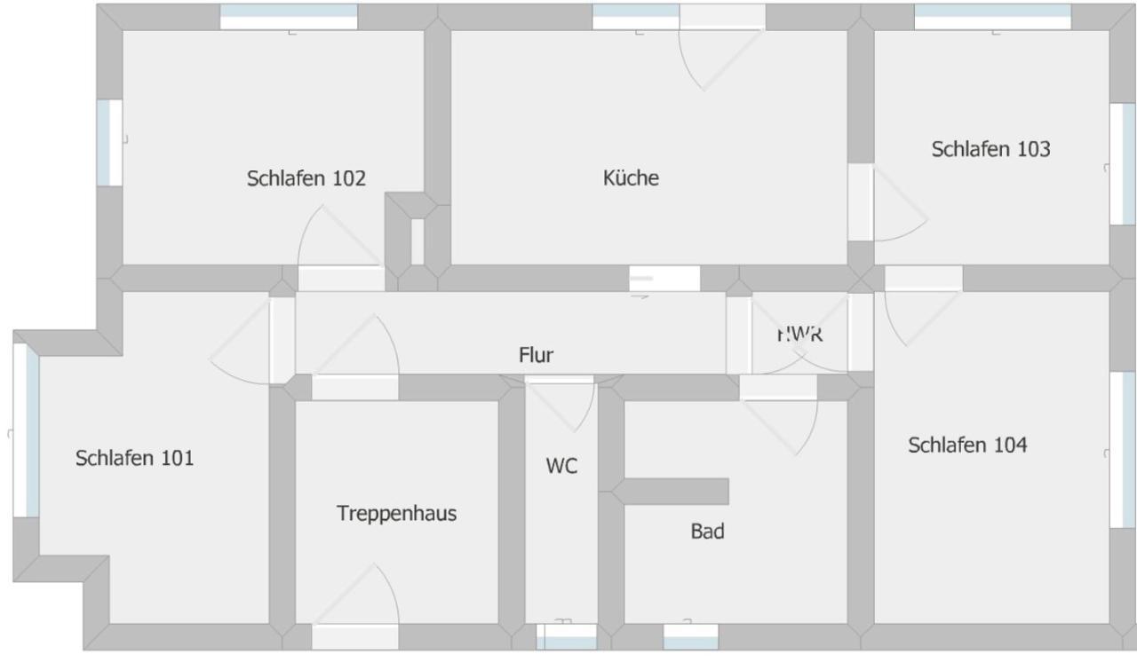 Ferienwohnung Am Bodensee- Zentrale Lage, Free Parking And Wifi, 109 M2, Privater Garten, 7 Gaeste, 2X Kingsize Boxspringbett, Familienfreundlich 腓特烈港 外观 照片