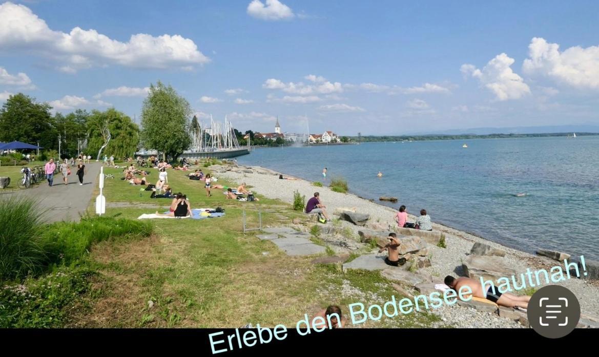 Ferienwohnung Am Bodensee- Zentrale Lage, Free Parking And Wifi, 109 M2, Privater Garten, 7 Gaeste, 2X Kingsize Boxspringbett, Familienfreundlich 腓特烈港 外观 照片